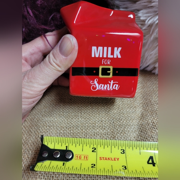 NWT Ashland ceramic milk for Santa container brand new cute - Picture 3 of 7